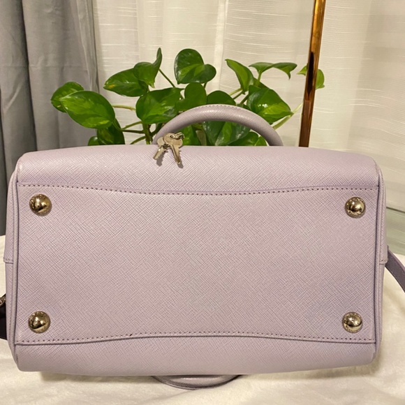 Authentic Prada saffiano top handle bag in lilac - Picture 11 of 16